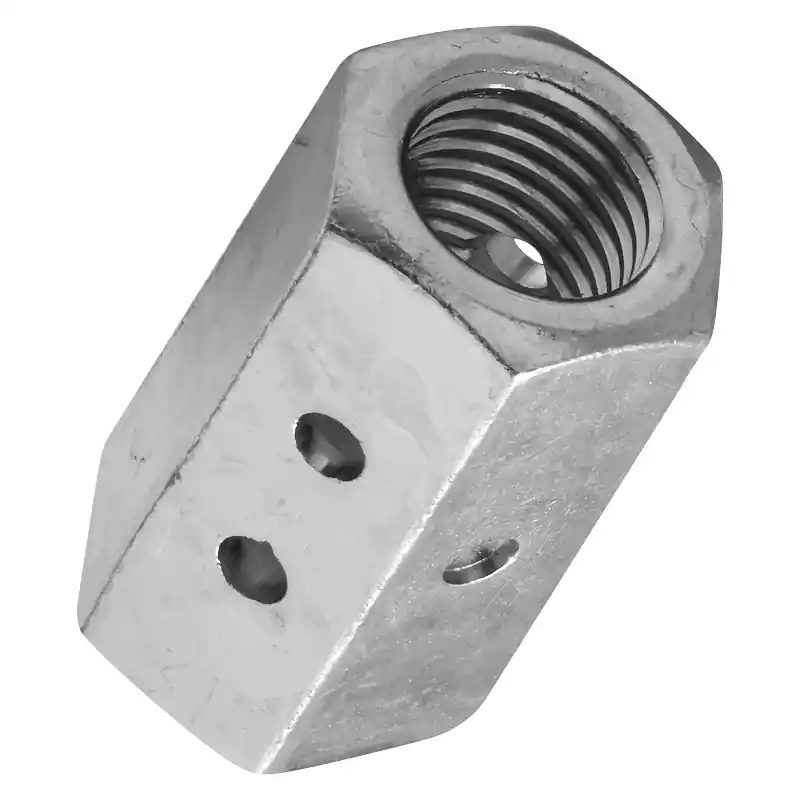 Zinc Rod Coupler, 7/8 In.