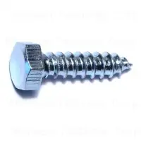5/16 X 1-1/4 Zinc Hex Lag Screws - Grade 2 Steel - 100 Count
