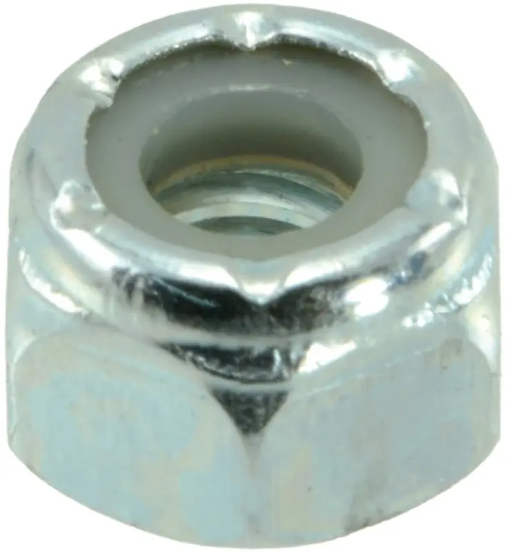 03649 Nylon Hex Locknut Zinc Plated 1/4-20