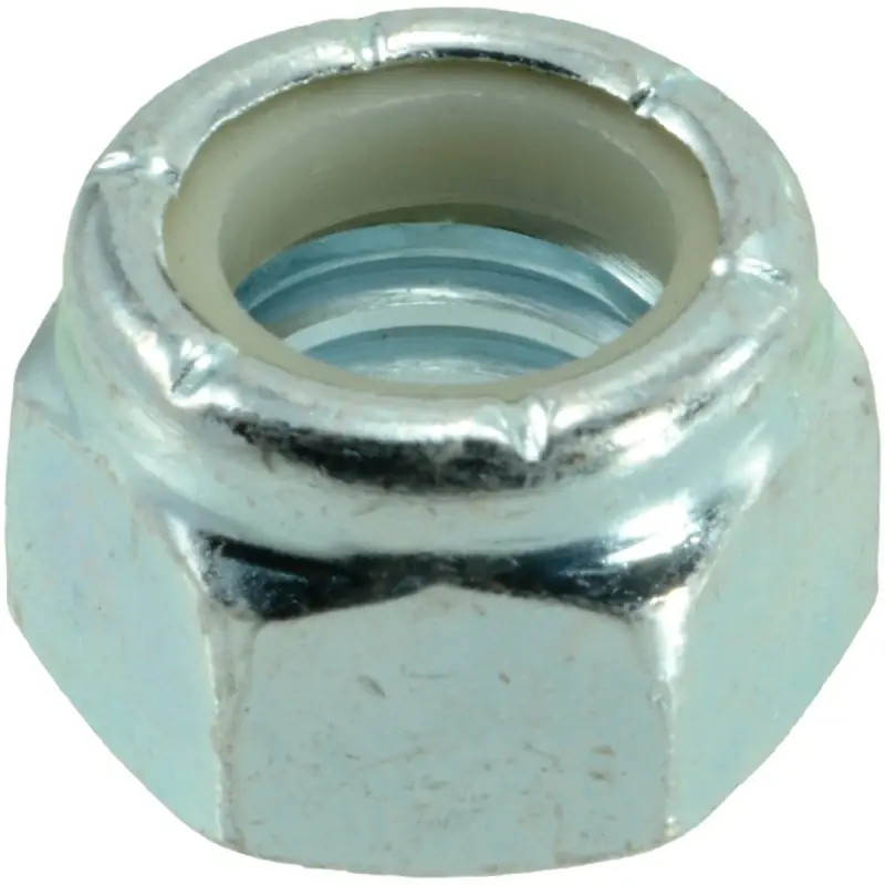 Midwest Fastener 3652 Locknut Hex Zinc Nylon .43 - 14 In.