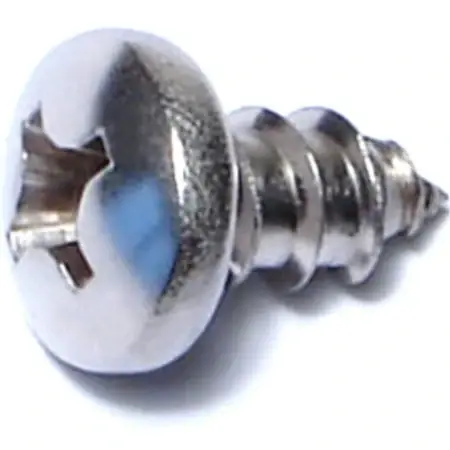 14 X 1/2 Stainless Steel Phillips Pan Sheet Metal Screws - 100 Count