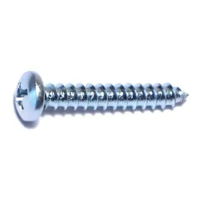 7 X 1 Zinc Phillips Pan Head Sheet Metal Screws Smsps-220 (100 Pcs)
