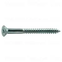 9 X 2 Zinc Phillips Flat Wood Screws - Durable And Versatile Fasteners