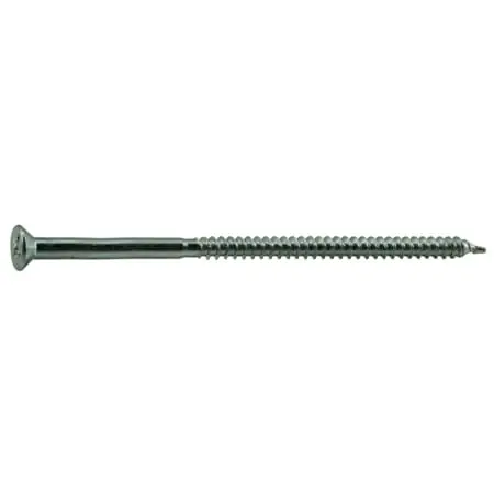8 X 3-1/2 Zinc Phillips Flat Head Wood Screws Wsfs-263 (100 Pcs)