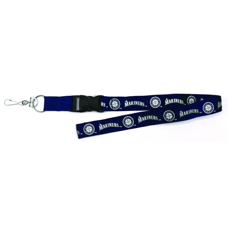 Hy-ko Mlb 1 In. Diameter Nylon/steel Blue/white Snap Hook Lanyard - Model Lan-277