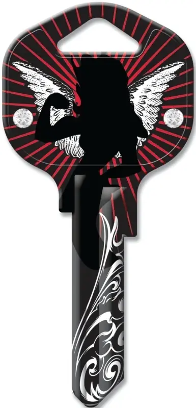 Hy-ko Fairy House Key Blank Kw1-frbl For Kwikset And Titan Locks