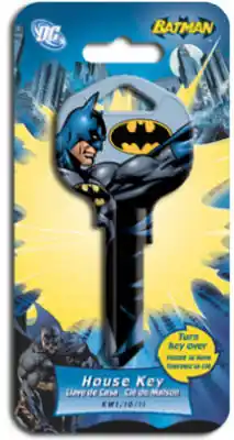 Kw1-btm1 Batman Brass House/entry Key Blank For Kwikset Locks