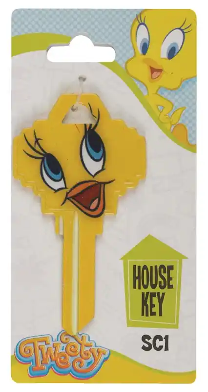 Hy-ko Tweety Bird House Key Blank Sc1-tw3 For Schlage Locks