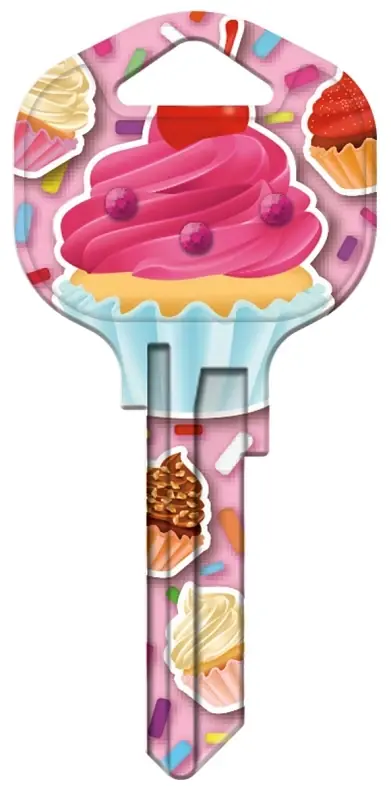 Hy-ko Cupcake House Key Blank Kw1-cpbl Single Sided For Kwikset Locks