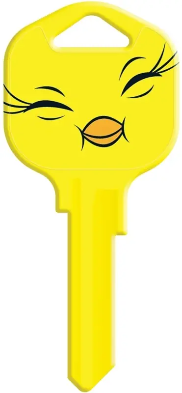 Tweety Bird Brass House/entry Key Blank For Kwikset Locks