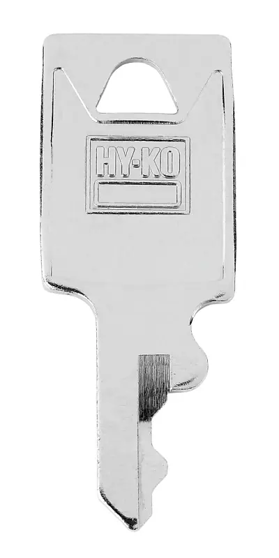 Hy-ko Home Luggage Key Blank 170s Single Sided For Samsonite Locks - Brass Nickel-plated