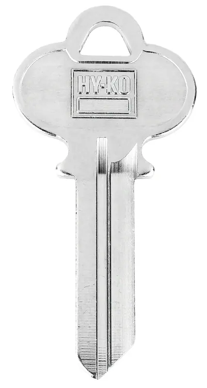 Hy-ko Home/office Key Blank El1 Single Sided For Elgin Locks - Brass Nickel-plated