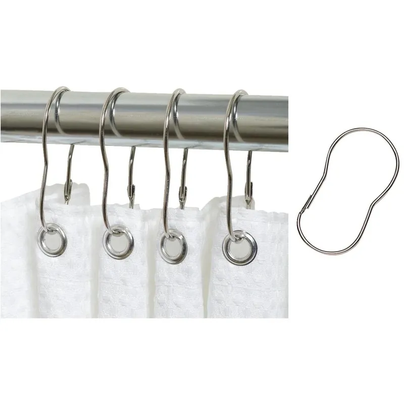 Ring Shwr Curtain Chrm Wire