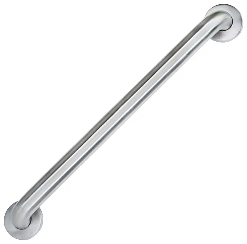1.5 X 24 Inch Straight Tub Safety Grab Bar, Brushed Stainless Steel