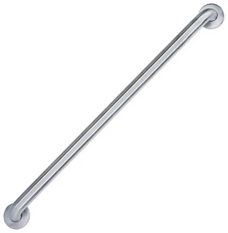 1.5 In. X 36 In. Straight Tub Safety Grab Bar, Brushed Stainless Steel