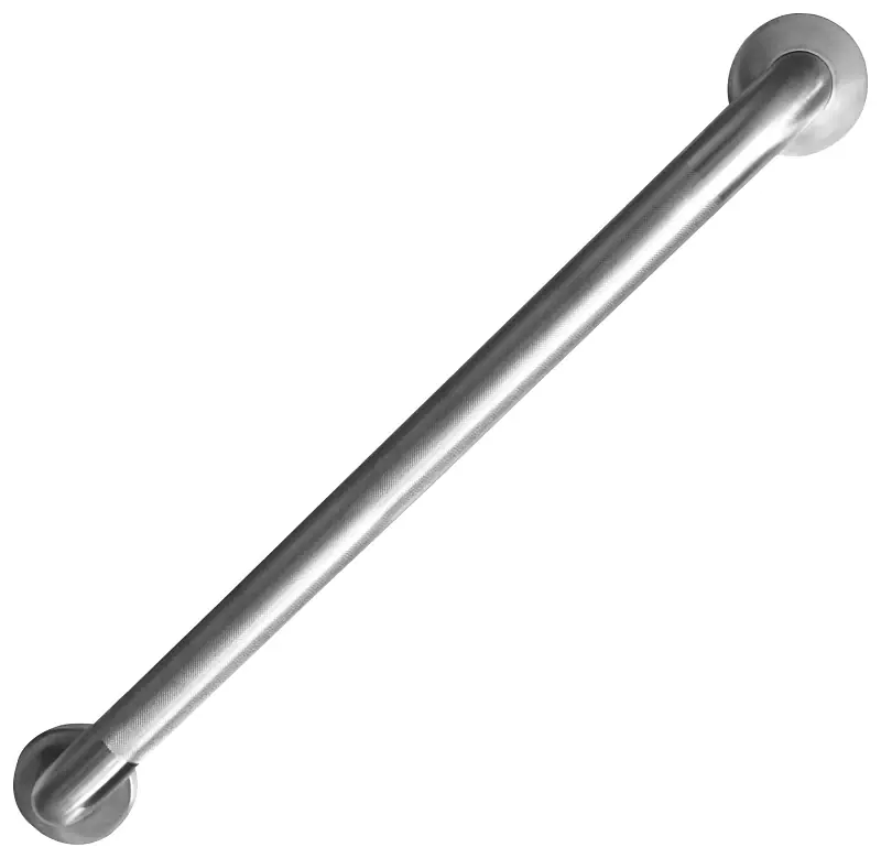 24 Inch Straight Tub Safety Grab Bar, Knurled, 1-1/2 Inch Diameter