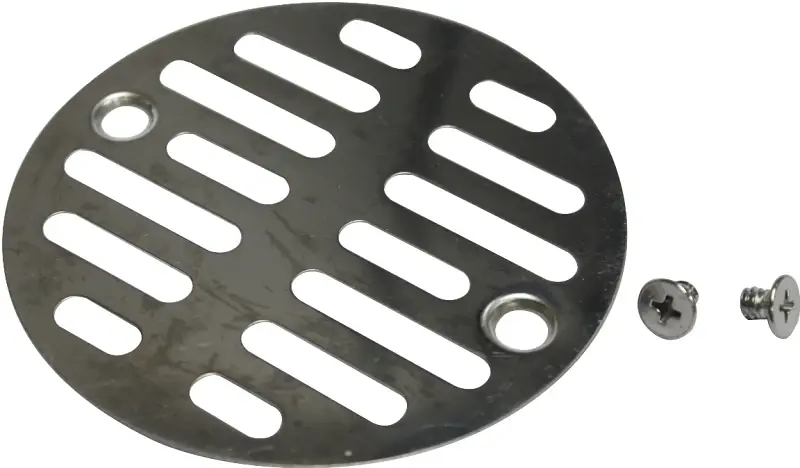 3-5/16 Inch Od Chrome Plated Shower Drain Grid Model Pp825-50