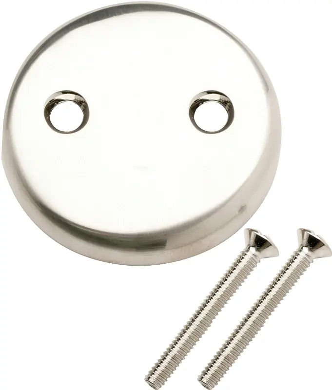 Pp826-11bn Brushed Nickel Faceplate Bath Drain With Screws