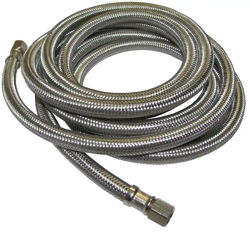 1/4 In. X 1/4 In. X 60 In. Stainless Steel Ice Maker Supply Line