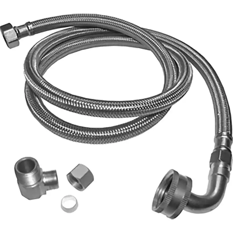 3/8 In. Compression X 3/8 In. Mip 60 In. Stainless Steel Dishwasher Supply Line