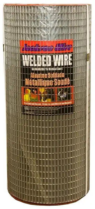 10101514 Welded Garden Fence, 10 Ft L, 24 In H, 16 Gauge, Galvanized