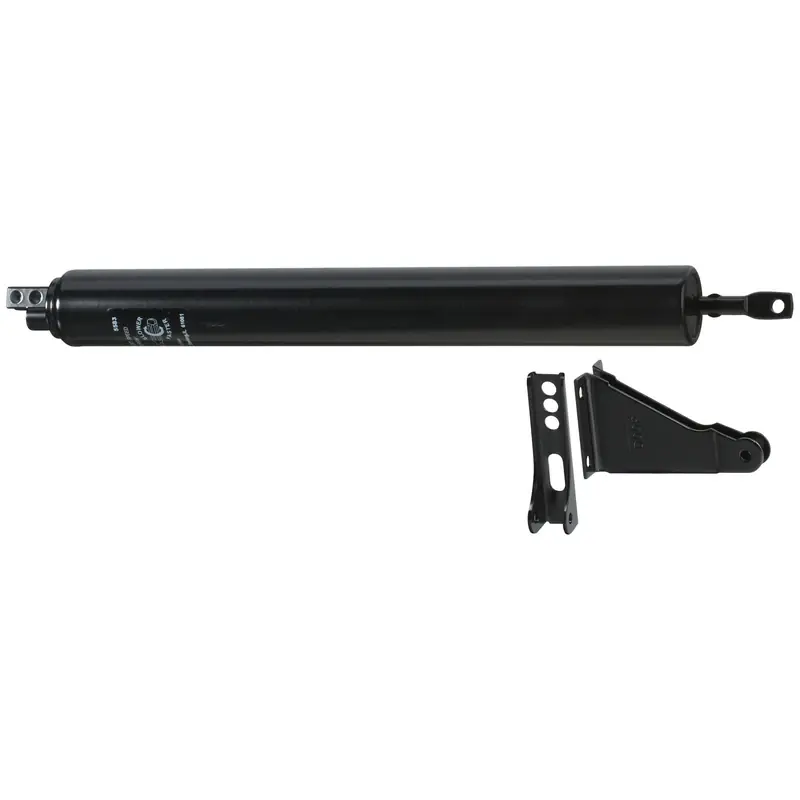Black Steel Air Controlled Screen/storm Door Closer
