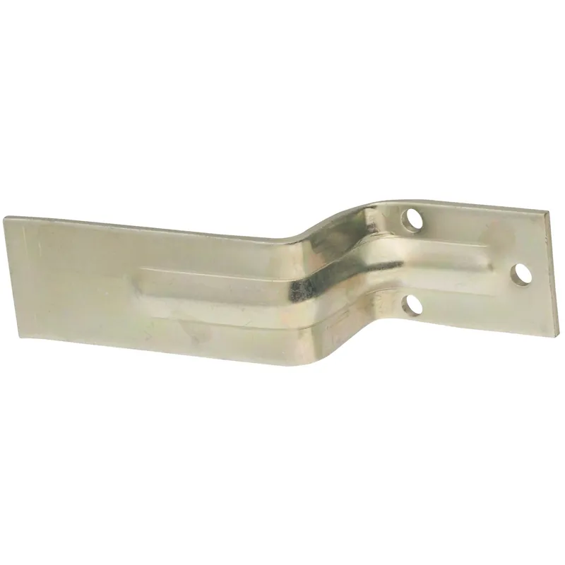 Zinc-plated Silver Steel Open Bar Holder 1 Pk