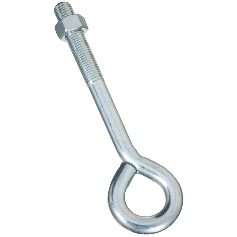 3/4 In. X 10 In. L Zinc-plated Steel Eyebolt Nut Included