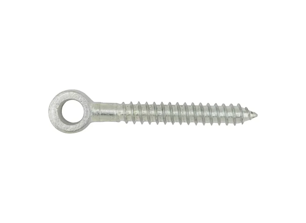 1 In. D X 4 In. L Zinc-plated Steel Screw Eye 150 Lb 1 Pk