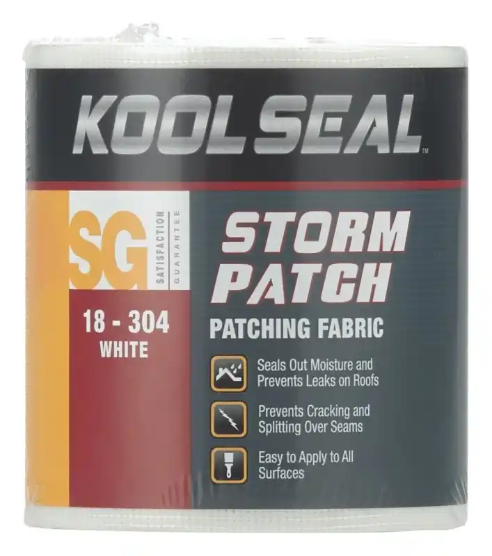Storm Patching Fabric, Polyester, 4-in. X 50-ft.