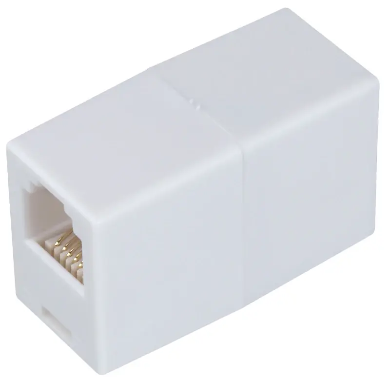 Ts1001cw Inline Telephone Cord Coupler - White, 0.87" X 1.37" X 0.5"