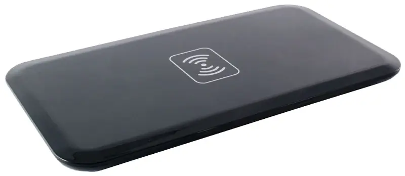 Qi Certified Universal Wireless Charger Pad - Ultra-slim Design, Black