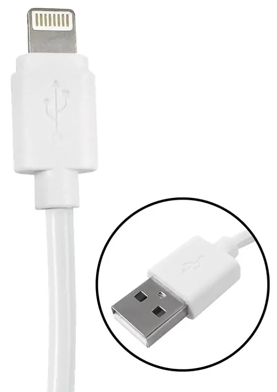 6 Foot Lightning 8-pin To Usb A Charging Cable - White