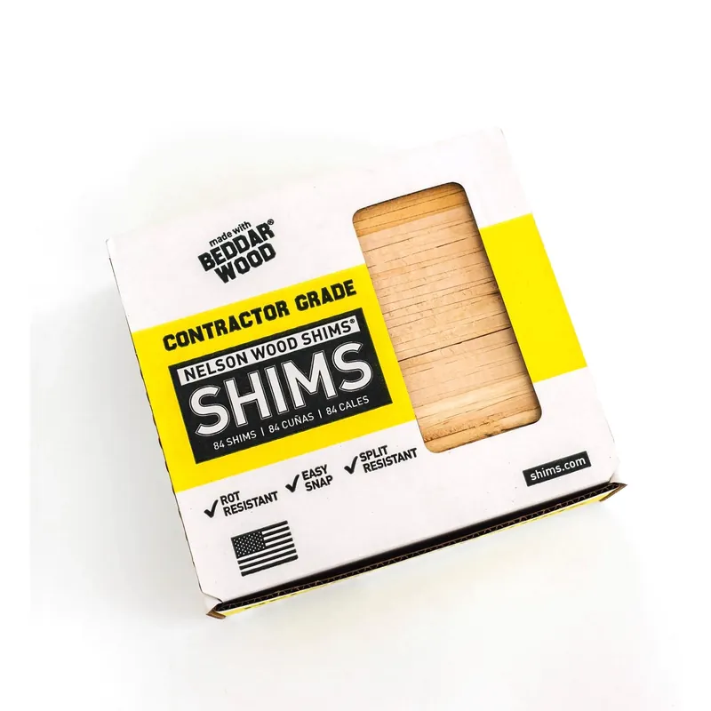 Wood Shims 1.5 In. W X 8 In. L Wood Shim 84 Pk