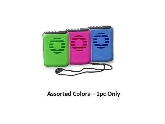 Deluxe Necklace Fan With Vertical Airflow And Convenient Lanyard