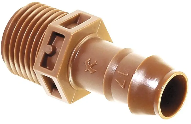 1/2 X 5/8 In. Barbed Drip Irrigation Adapter 1 Pk
