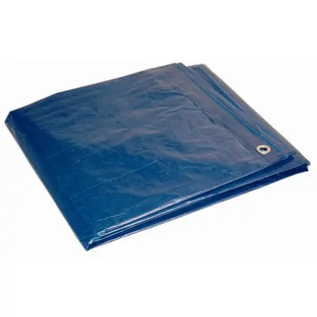 Polyethylene Tarpaulin 01020 10‘ X 20‘ Blue Medium Duty Tarp