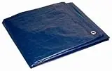 18‘ X 24‘ Dry Top Blue Full Size 7-mil Poly Tarp - Item 018240