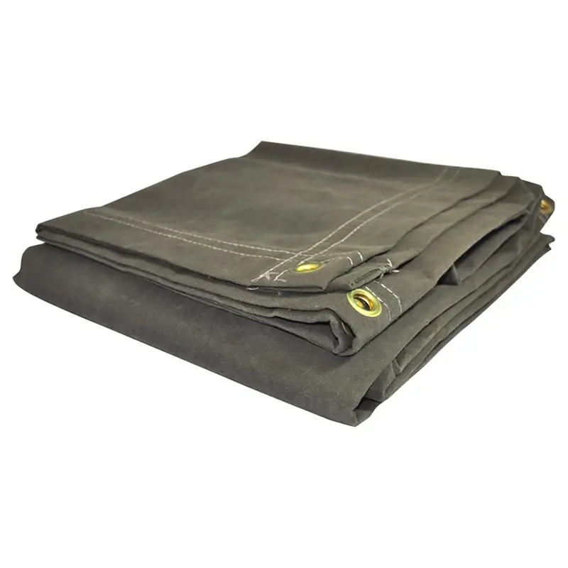 Dry Top 12 Ft. W X 16 Ft. L Heavy Duty Olive Canvas Tarp