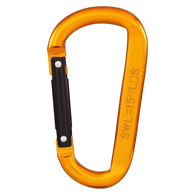 Interlocking Spring Snap, Aluminum, 3-1/8 In.