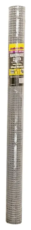 11031713 Galvanized Hardware Cloth, 10 Ft L X 48 In W, 19 Gauge, 1/2 X 1/2 In Mesh