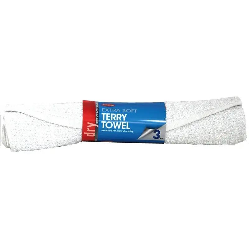 Carrand Cotton Drying Towel 17 In. L X 14 In. W 3 Pk
