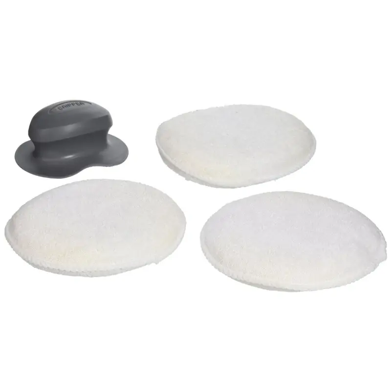 Carrand Gripper Cotton/polyester Applicator Pads 5 In. L X 5 In. W 3 Pk