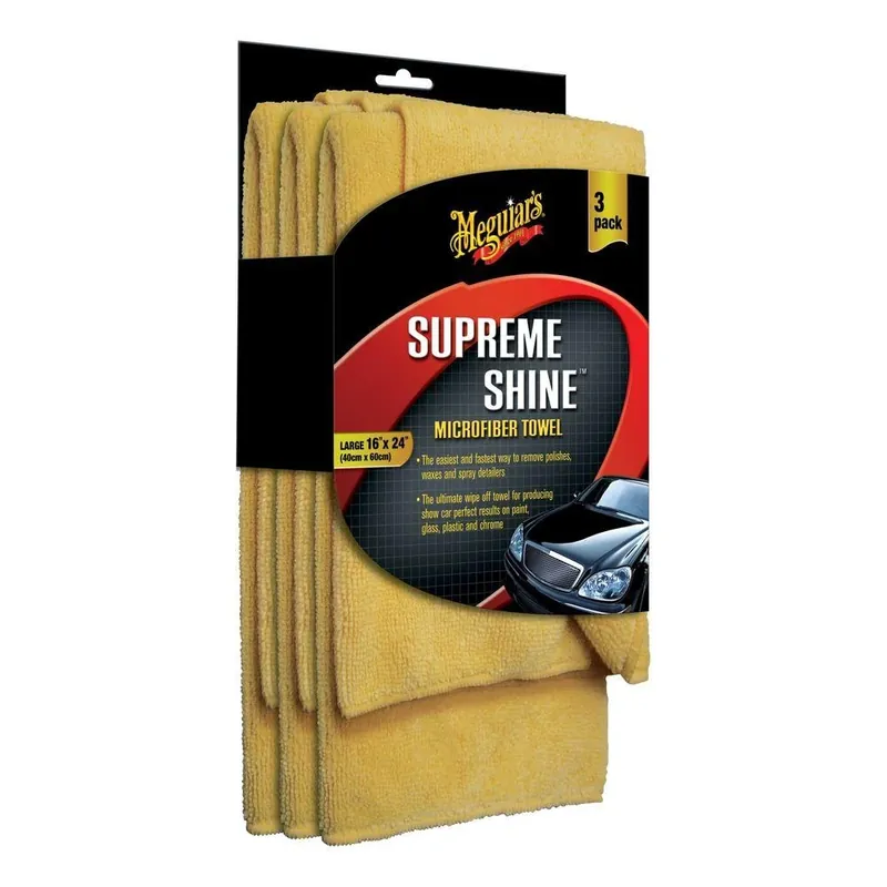 Supreme Shine Microfiber Towel (3-pack)