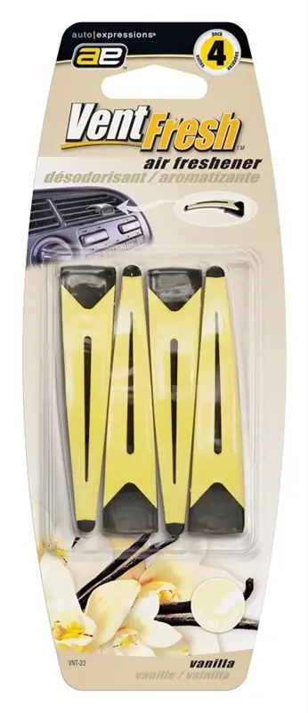 Vent Fresh Air Freshener, Vanilla Scent, Model Vnt-23