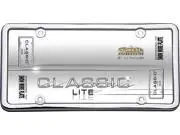 Cruiser Accessories 20030 Classic Lite License Plate Frame, Chrome, Die Cast Zinc