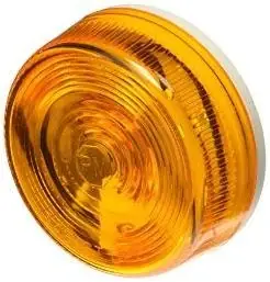 Round 12 Volt Amber Surface Mount Clearance Light V102a