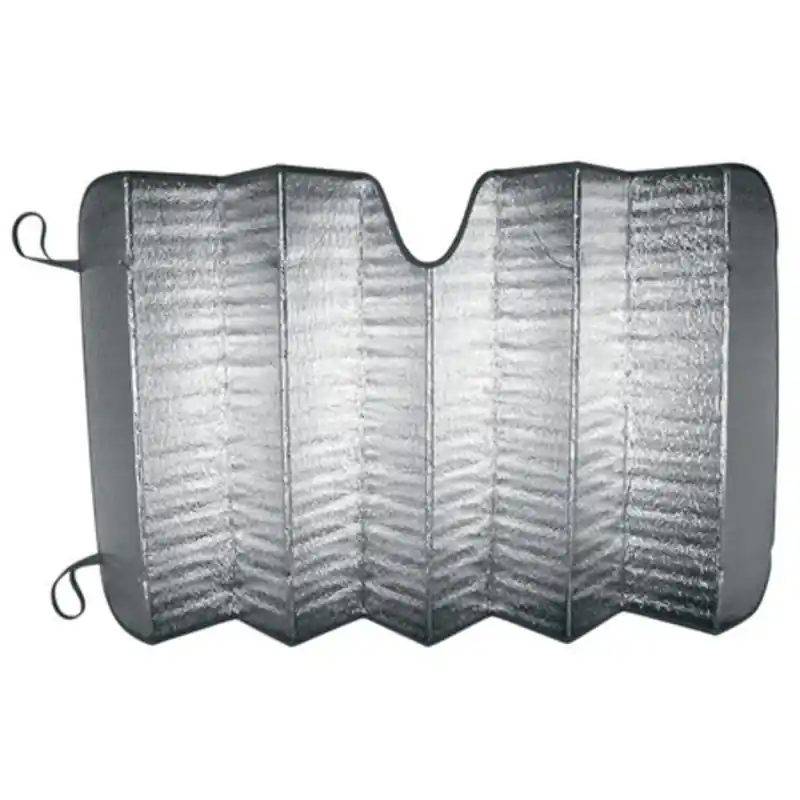 Car Solar Windshield Sunshade, Silver, 24 X 58 In.