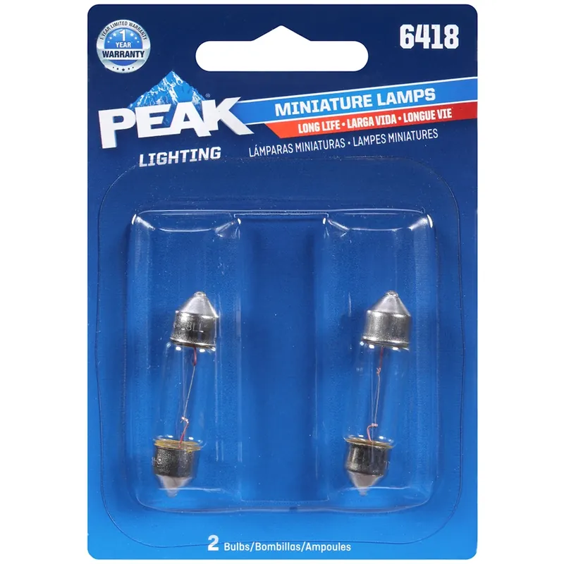 Halogen Indicator Miniature Automotive Bulb 6418