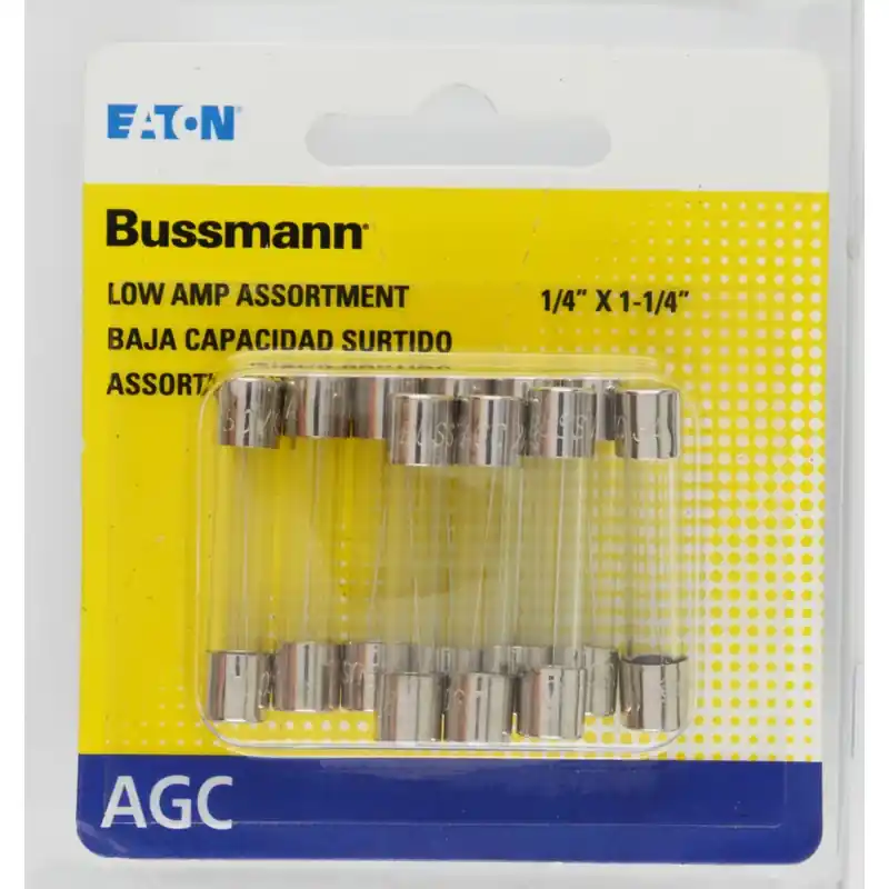 10 Amps Agc Clear Glass Tube Fuse 10 Pk
